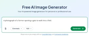 Quillbot AI image generator prompt example