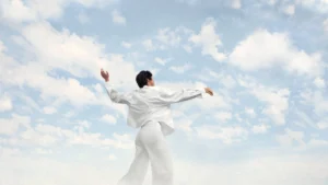 The Pantone Color of the Year 2026 Cloud Dancer. Image courtesy of Pantone.