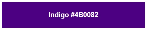 Indigo hex code