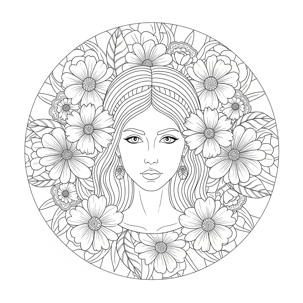 coloriage printemps
