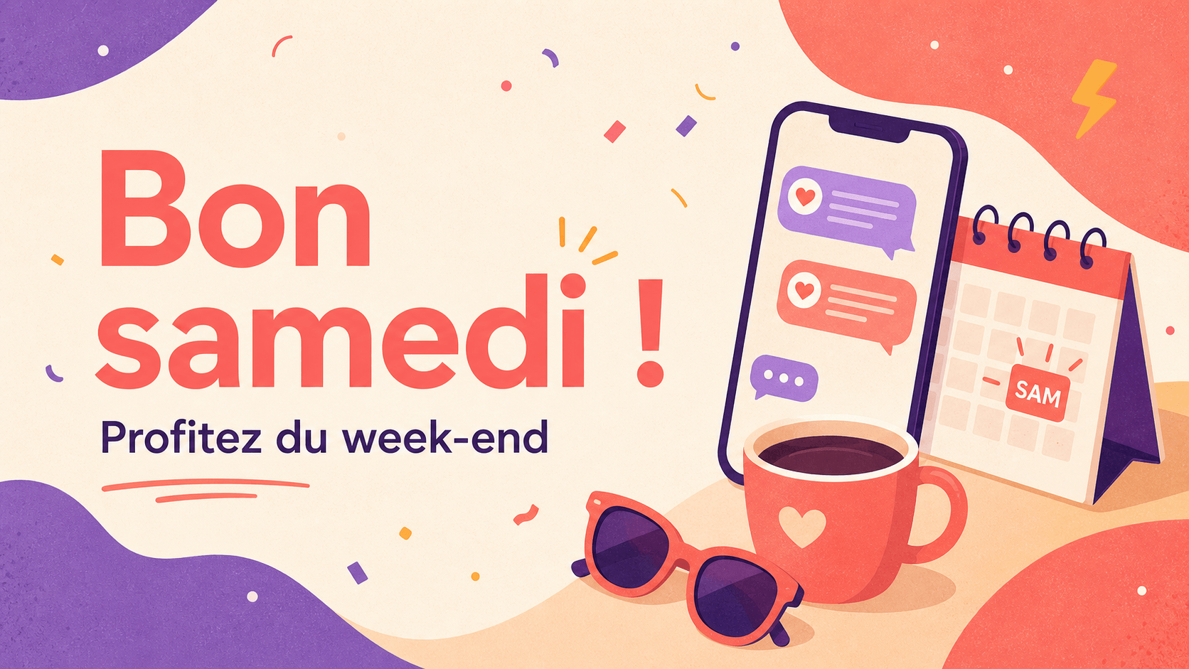 Le samedi est le premier jour où le réveil peut rester silencieux, où le café se boit sans regarder l’heure, où la journée semble appartenir enfin à soi.
